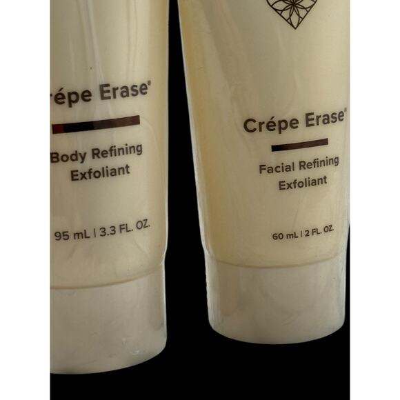 Body Firm Crepe Erase 2 Pc Set Body & Facial Refining Exfoliant 2 and 3.3 fl oz - Picture 3 of 6